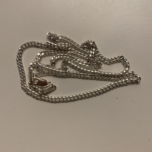 Sterling Silver curb chain 19” - Picture 3 of 4